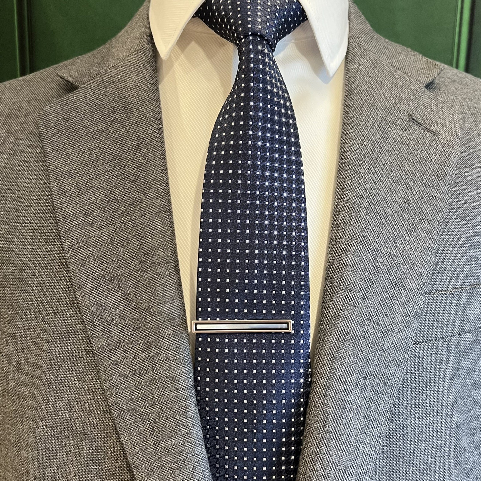 Mother Pearl Onyx Cufflinks And Tie Clip Set Men Birthday Wedding Gift