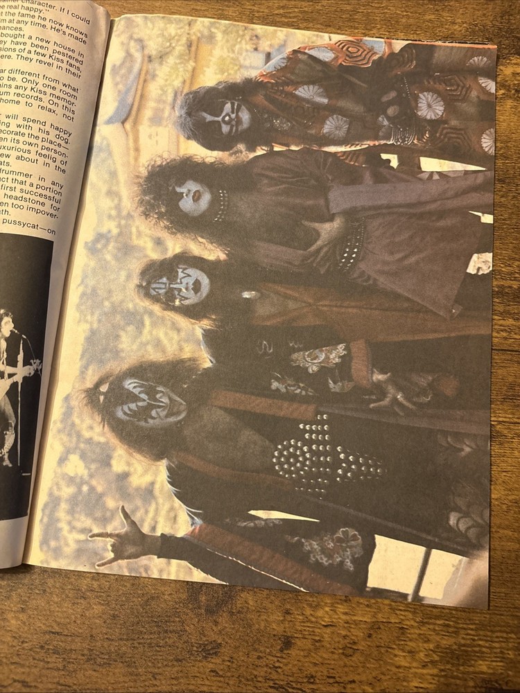 Teen Favorites presents KISS And Others - No. 1, 1988, Centerfold poster intact