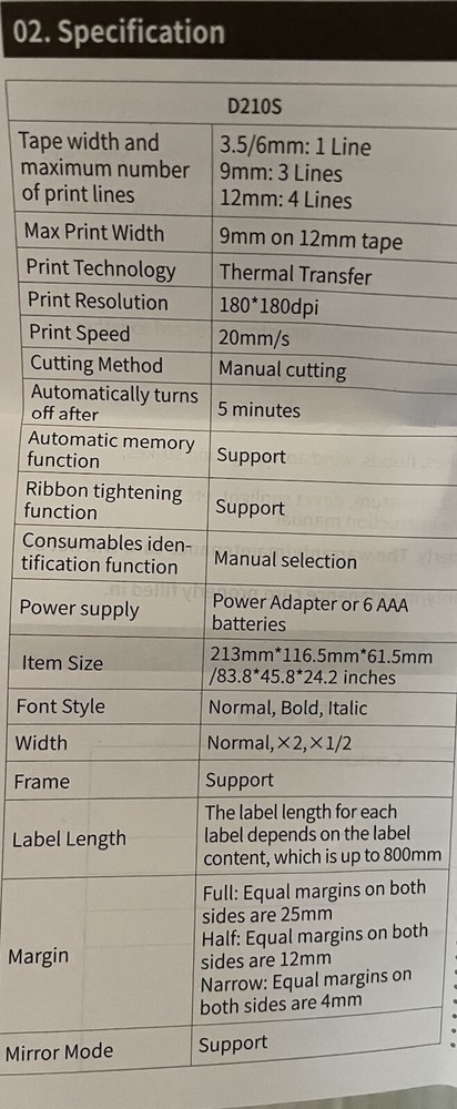 Desktop Label Printer