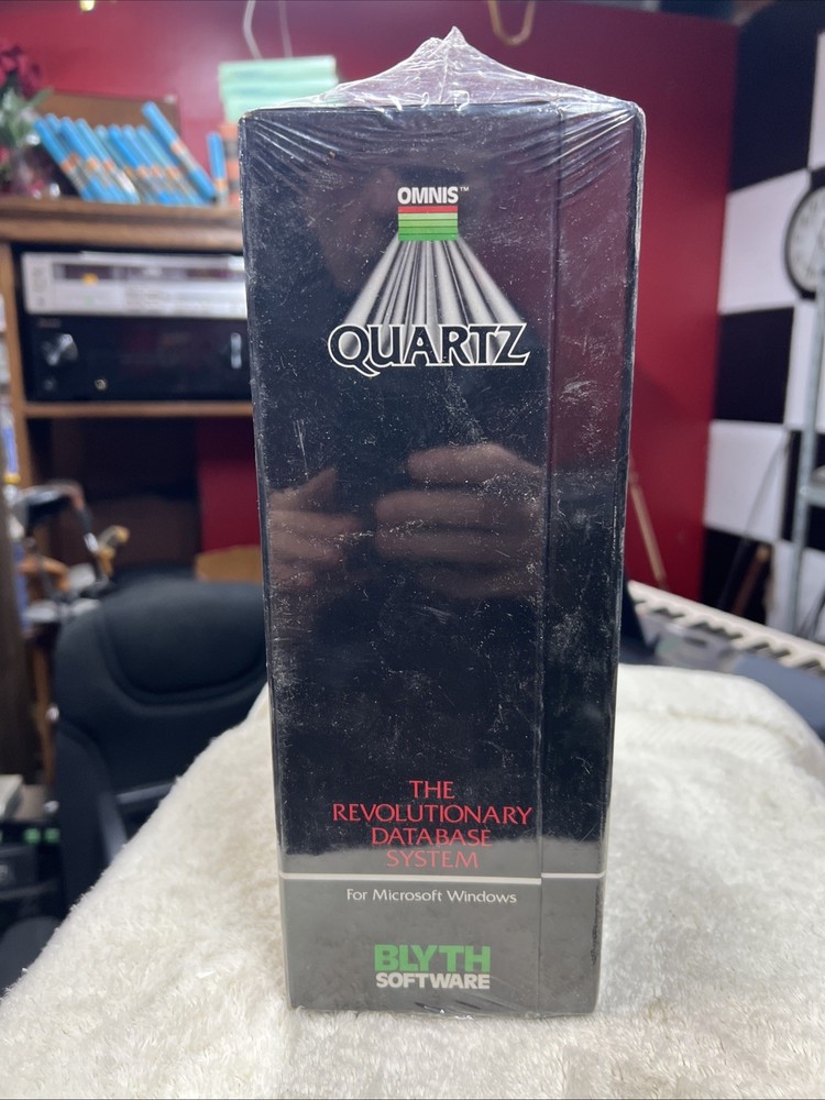 Omnis QUARTZ Database Manager Software Vintage Sealed 1987