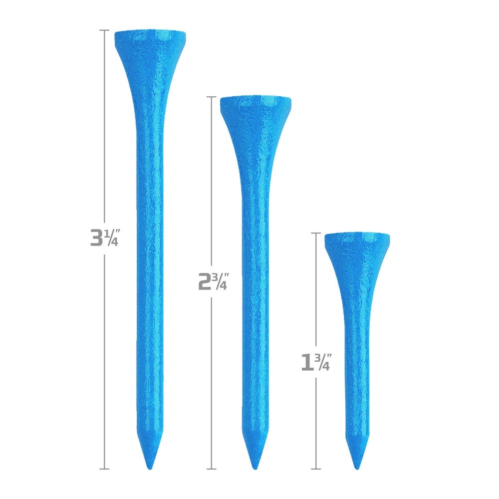 Wood Golf Tees - Light Blue