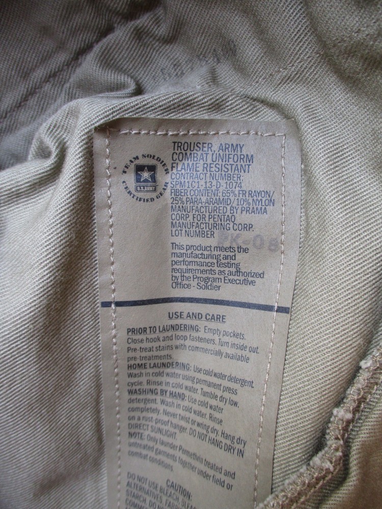 NWT OCP, Multicam FR, Fire Resistant Combat, Utility Pants, LARGE REGULAR