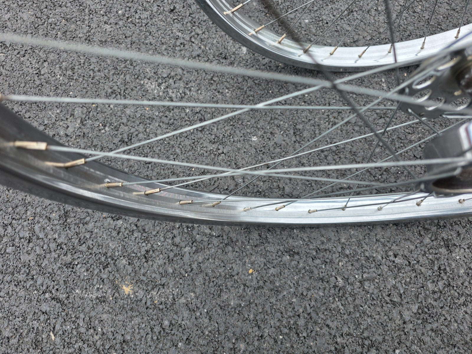 26" SCHWINN S-2 CHROME WHEEL SET W/ FRONT DRUM BRAKE PHANTOM B6 ETC.