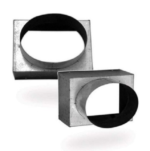 NECK ADAPTER FOR DUCT SQUARE CELILING AIR DIFFUSER Model: NA-BD-N 300x300-250