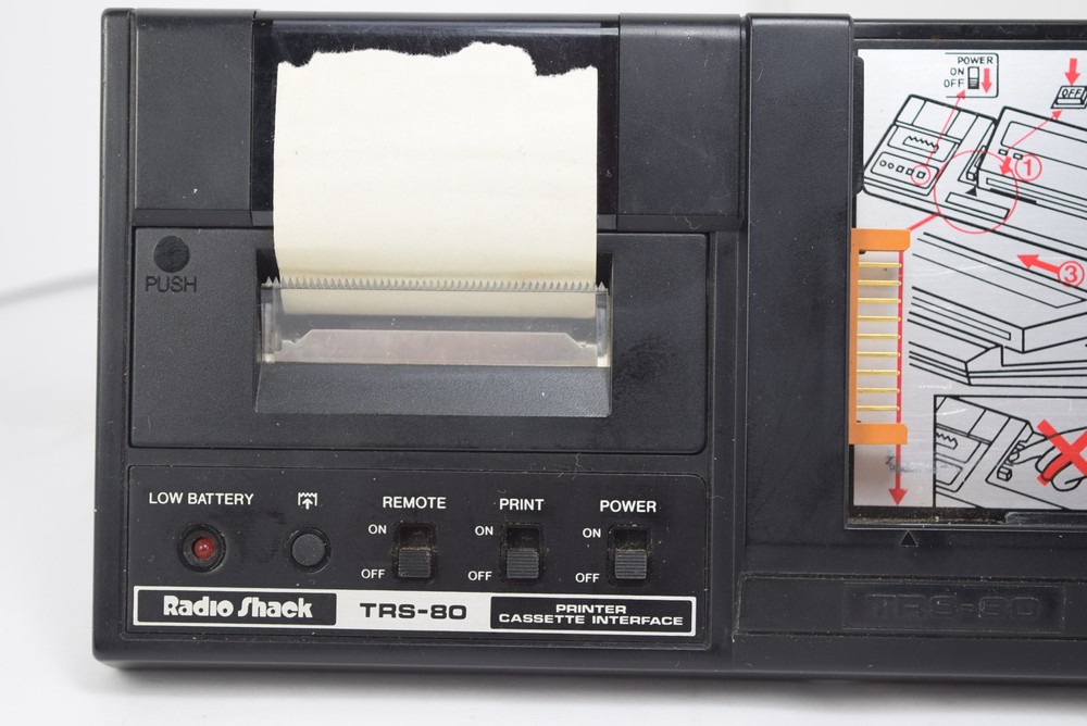 Radio Shack TRS-80 Printer/Cassette Interface Dock Not Tested As Is