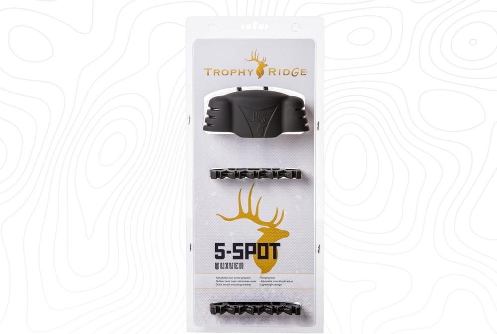 5-Spot Archery Arrow Quiver, Black