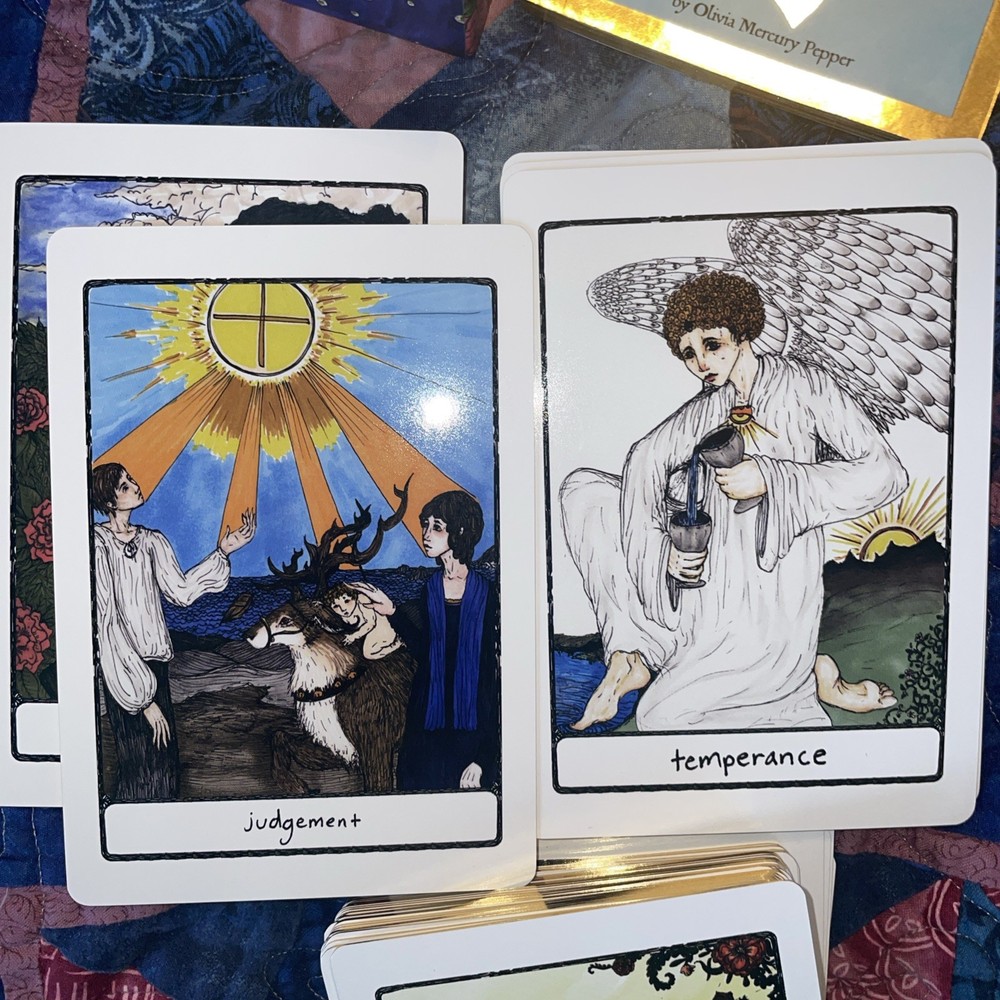 The Efflorescent Tarot By Olivia Mercury Pepper Indie Deck