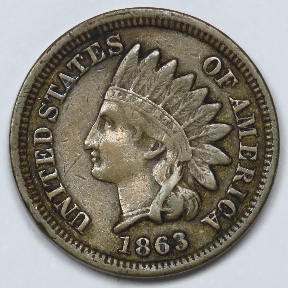 1863 Indian Head Cent