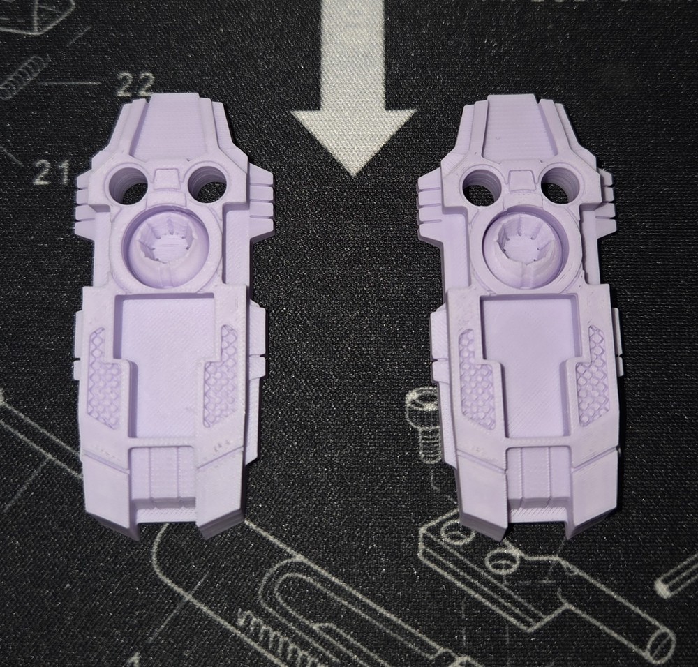 3D Printed Transformers G1 Monstructor Feet Set Of x2 Left & Right Pastel Purple