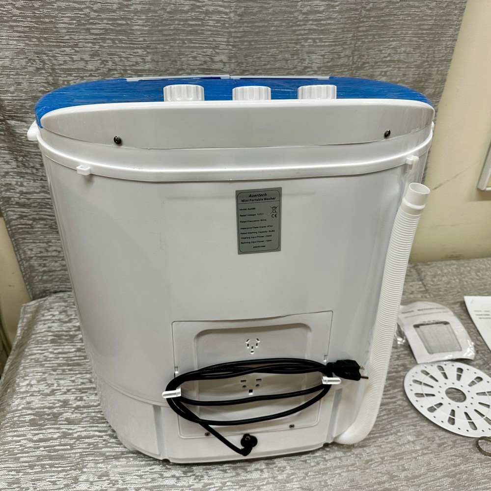 Auertech Portable Washing Machine, 14 Lbs Mini Washer and Spin Dryer Combo