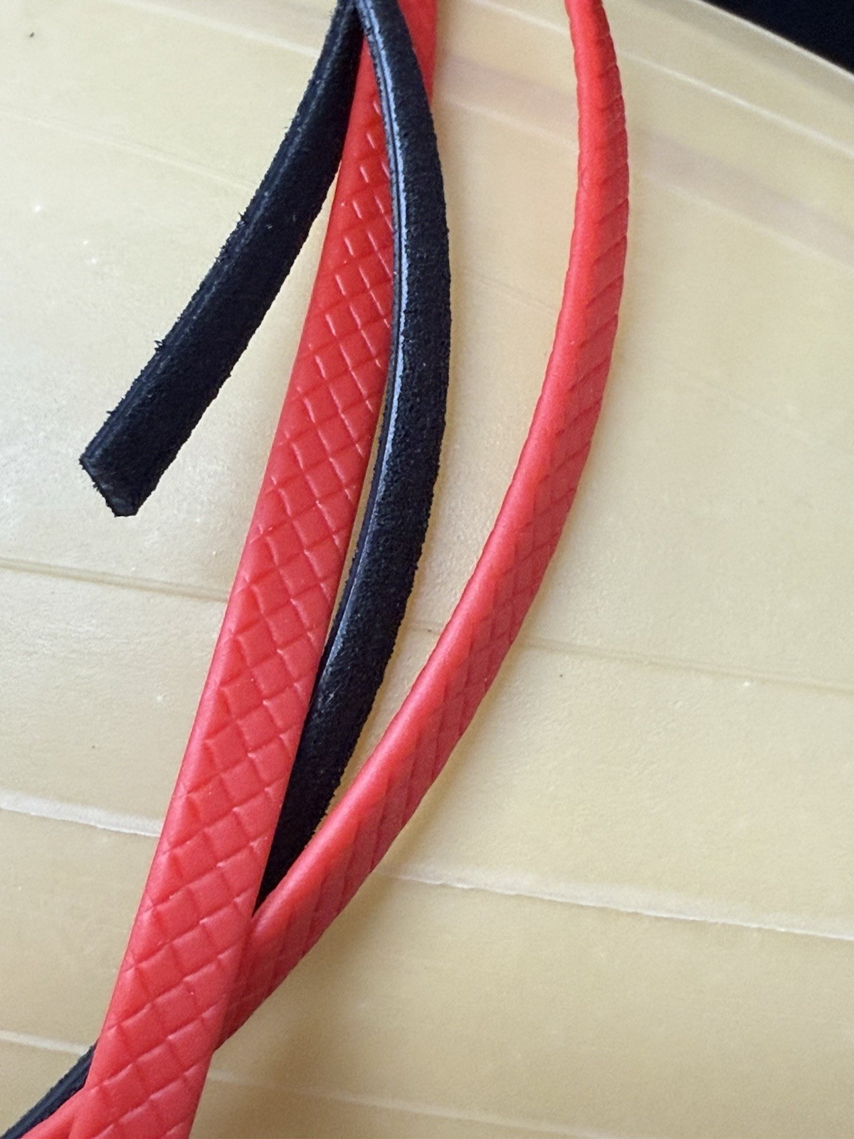 Full-Size Latex Football Bladder Repair Kit with Red Tacky Lace