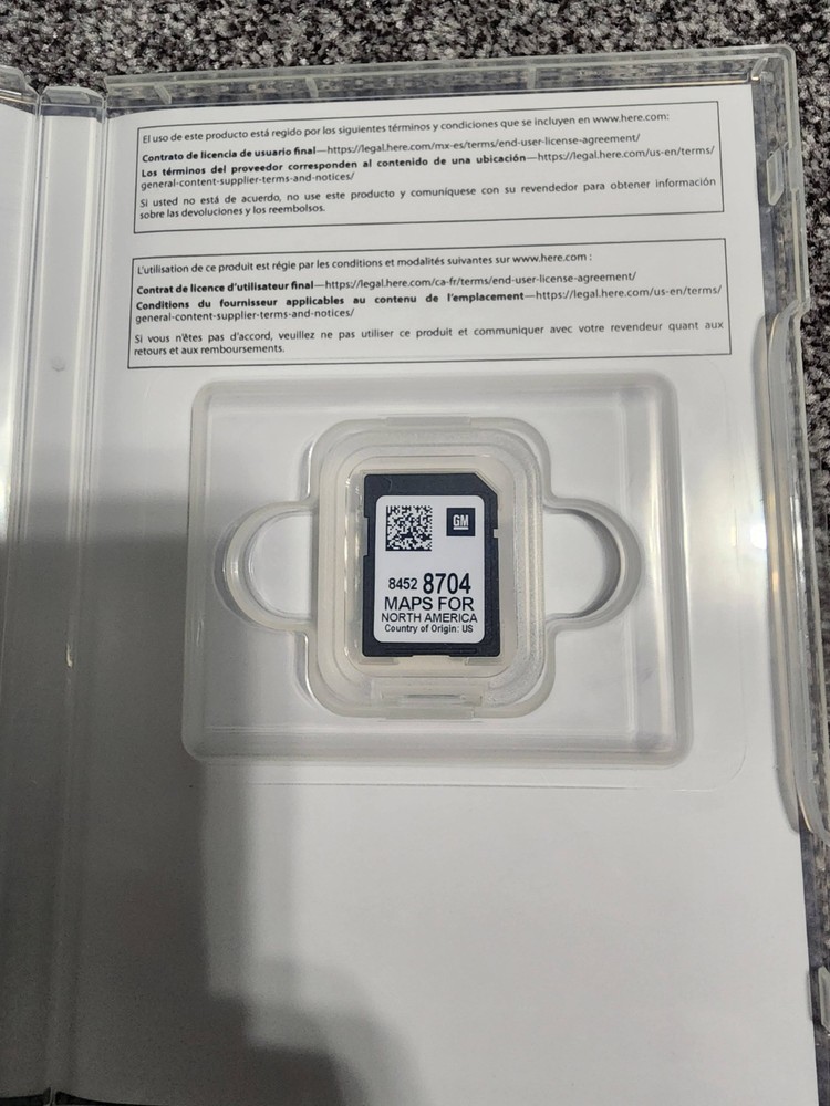 2021 Navigation System Map Update GPS Navigation GM Vehicles SD Card