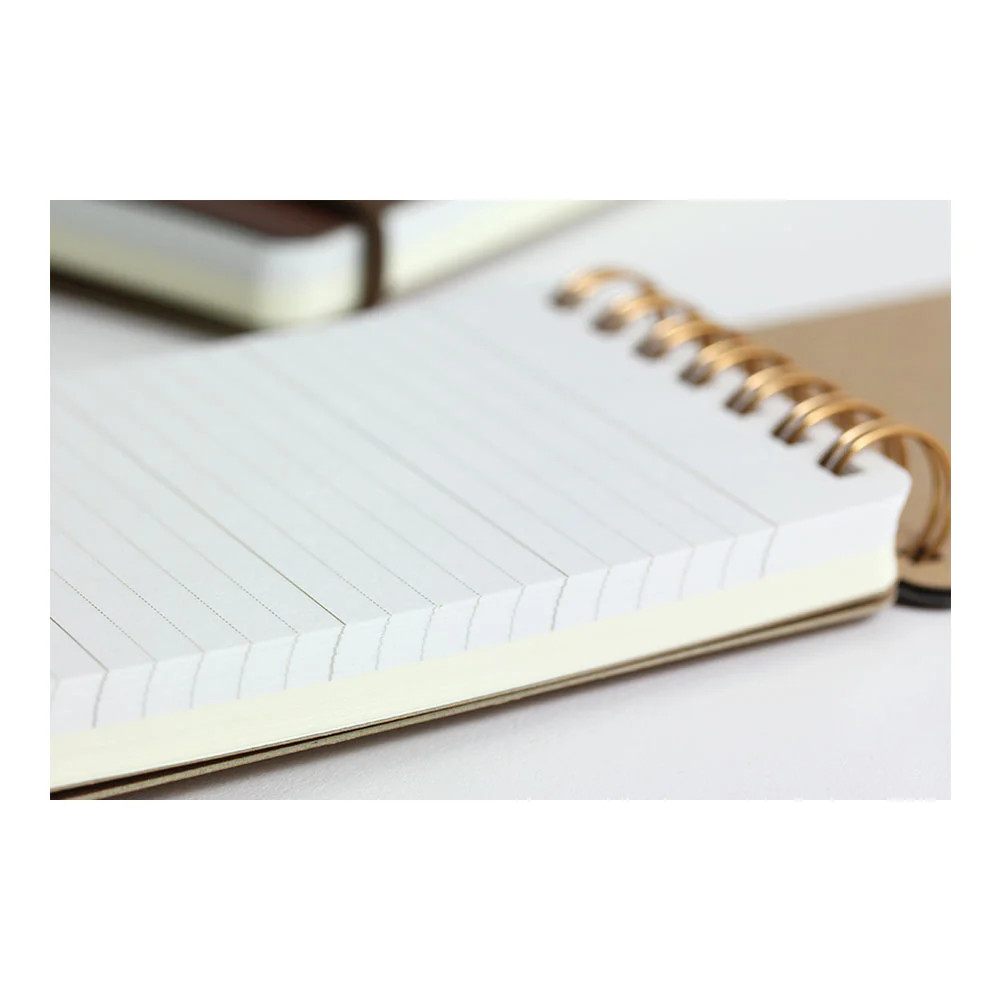 MD Grain Memo Pad Black - Pocket Size