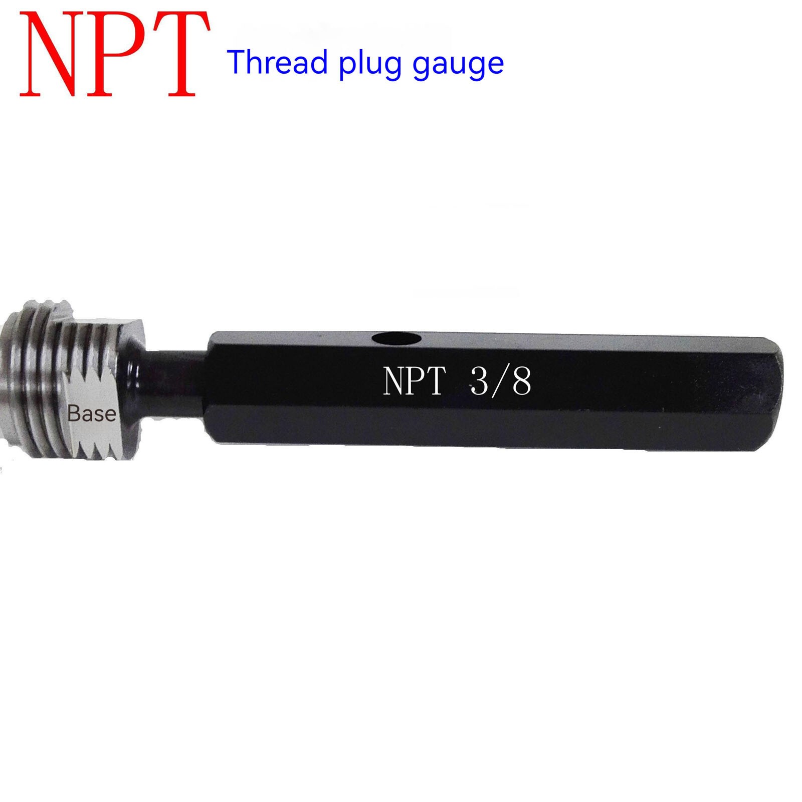 NPT 1/16" 1/8" 1/4" 3/8" 1/2" 3/4" 1" ~ 2" Taper Pipe Plug Thread Gage Gauge