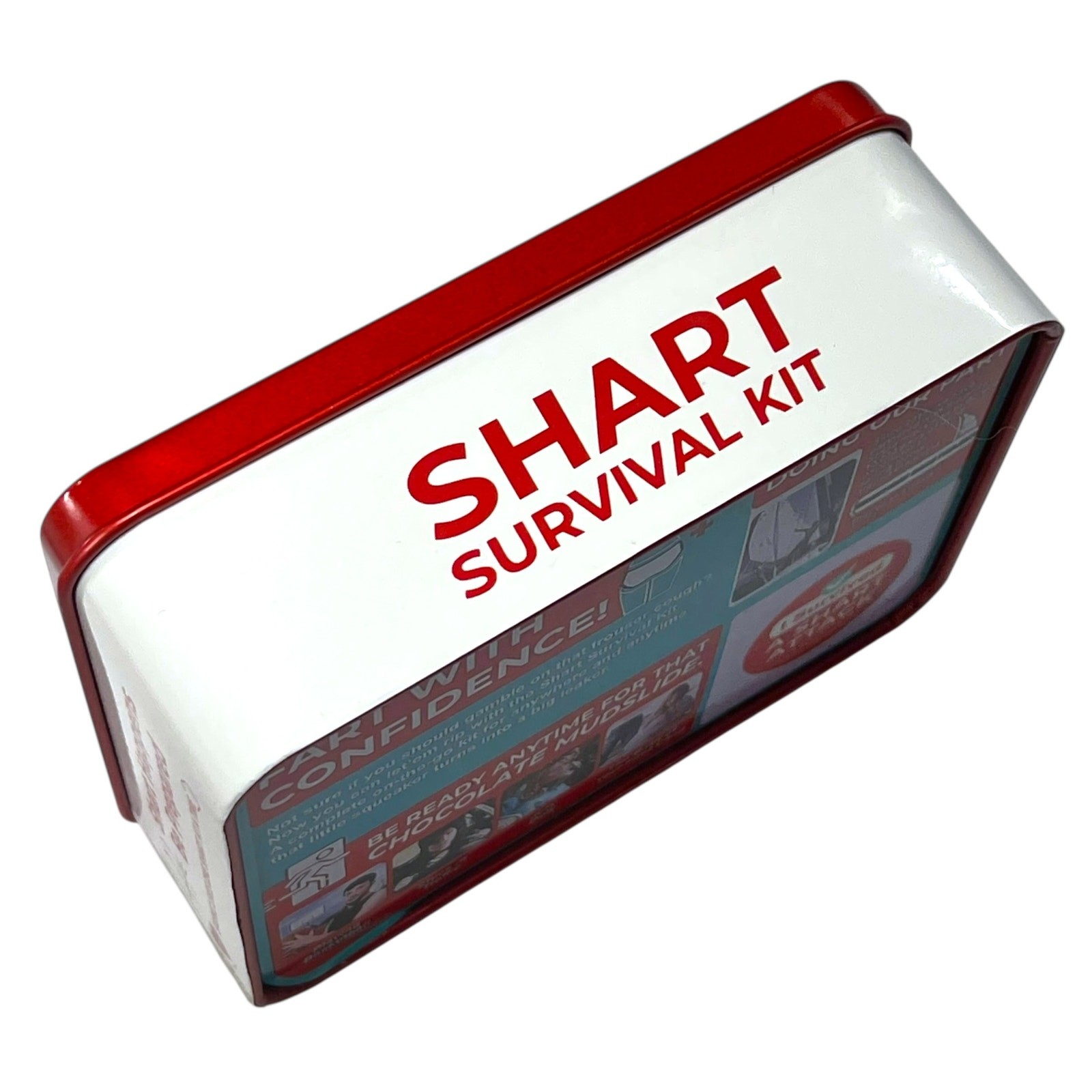 Shart Survival Kit Gag Gift Emergency Kit Funny Bathroom Novelty Gift Tin