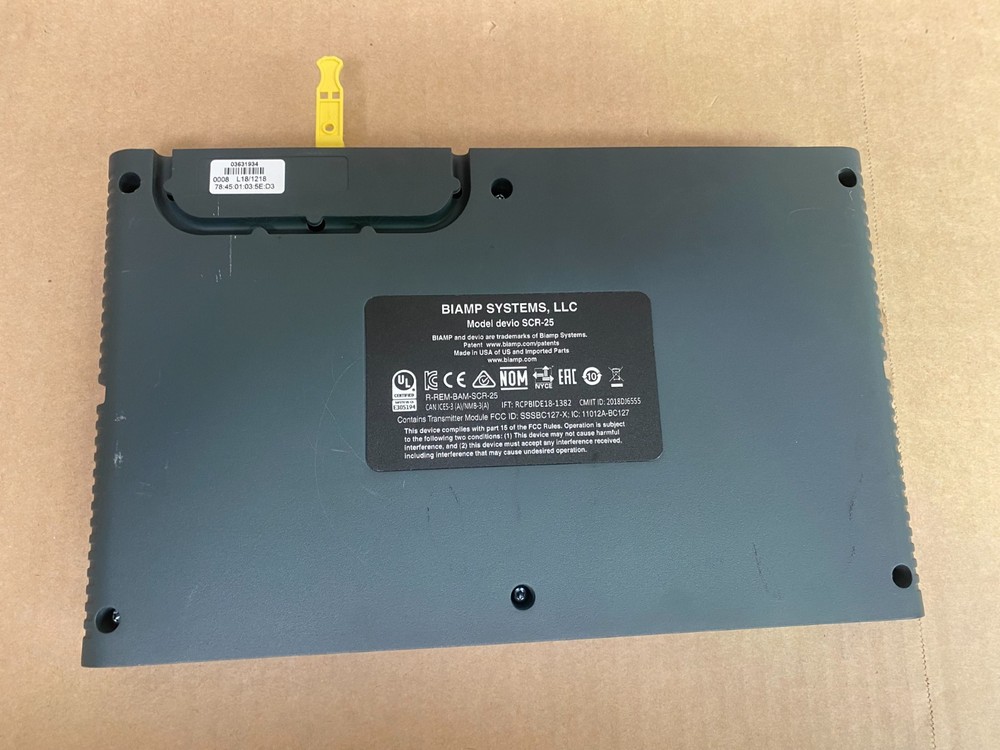 Biamp Devio SCR-25 Conferencing Hub-Grey