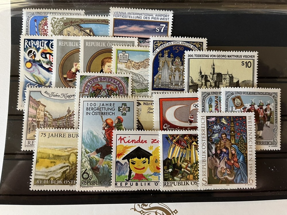 AUSTRIA - 1996 complete year set - MNH