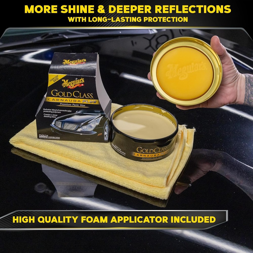 Carnauba Paste Wax Meguiars Gold Class 11oz