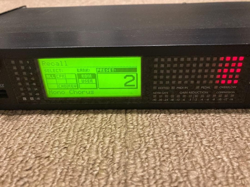 t.c.electronic G-Force Multi-Effects Processor Operation Confirmed