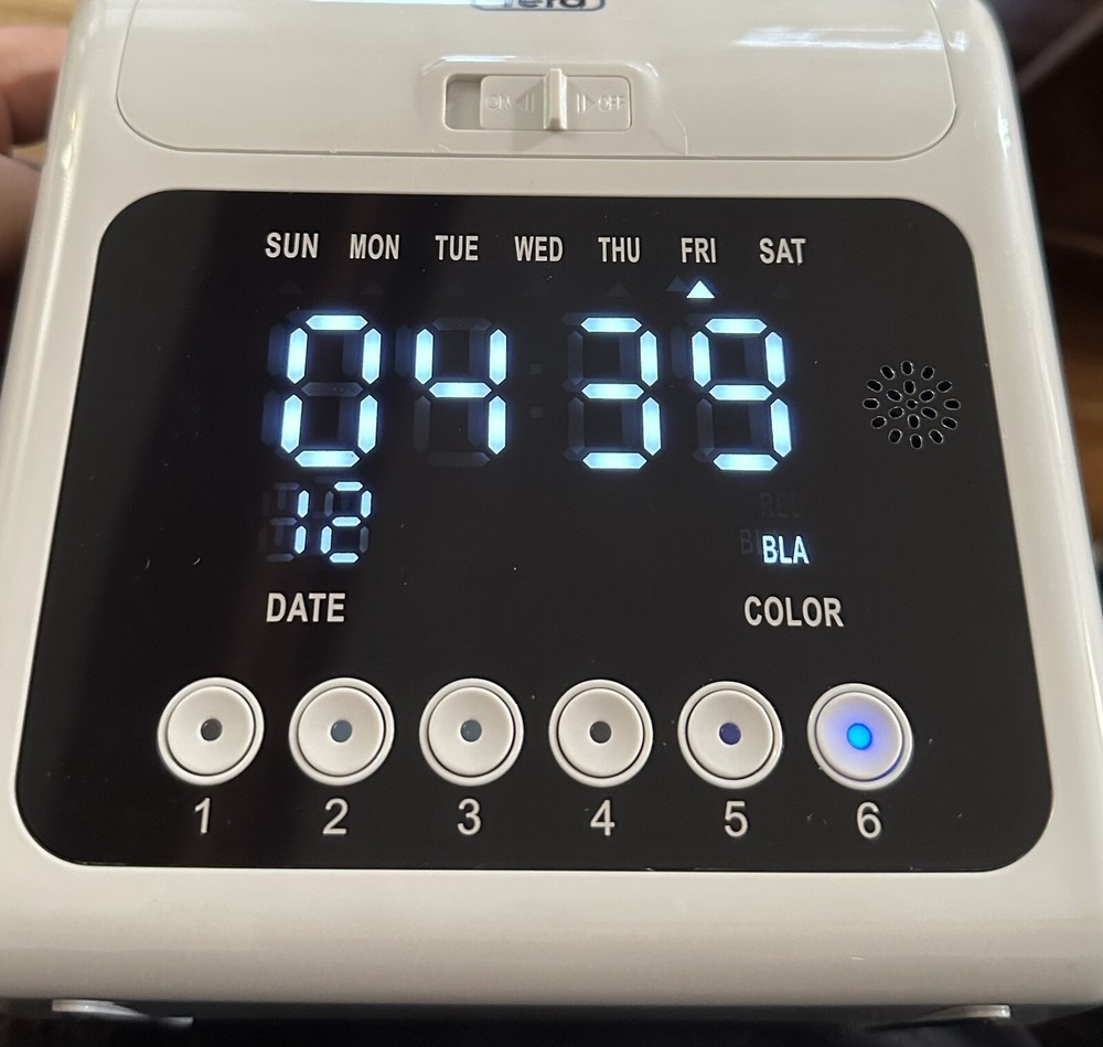 Tera Digital LCD Display Time Clock with Extra 100pcs Time Cards