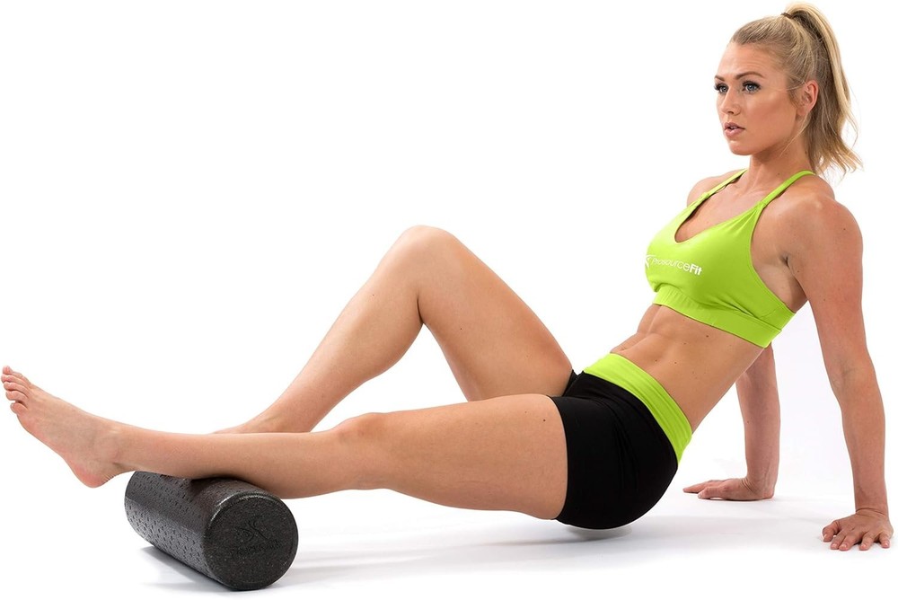 Firm 12" Foam Roller - Versatile Tool for Muscle Therapy & Flexibility Training
