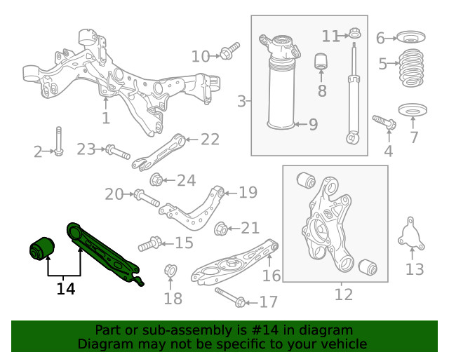 Genuine GM Trailing Arm 87867264