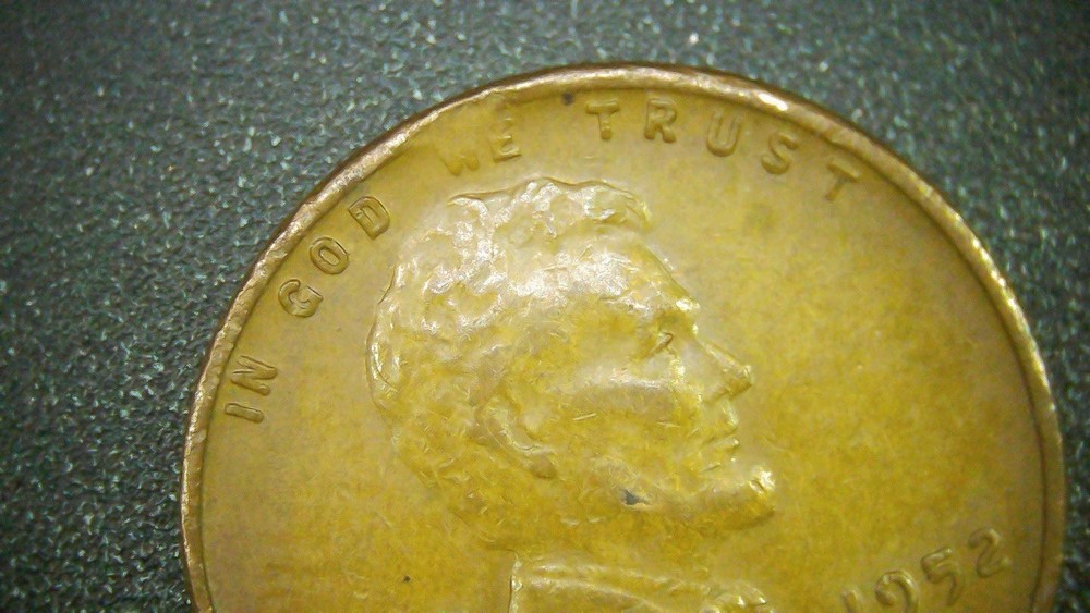 1952 S Wheat Cent “Small Clipped Planchette ”