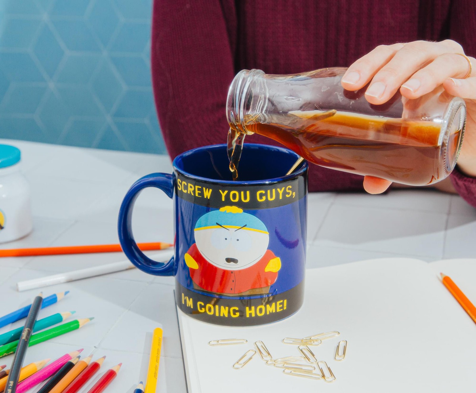 South Park Cartman "Going Home" Ceramic Mug | Holds 20 Ounces