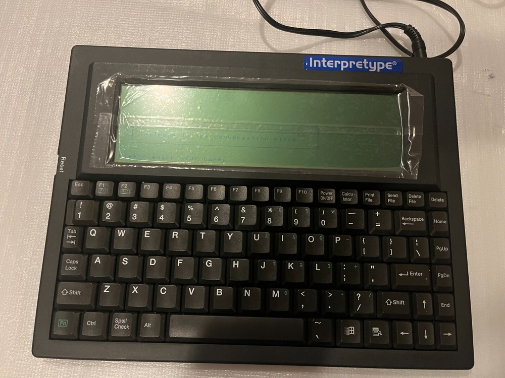 Interpretype ITY Translation Device with Software and Cables