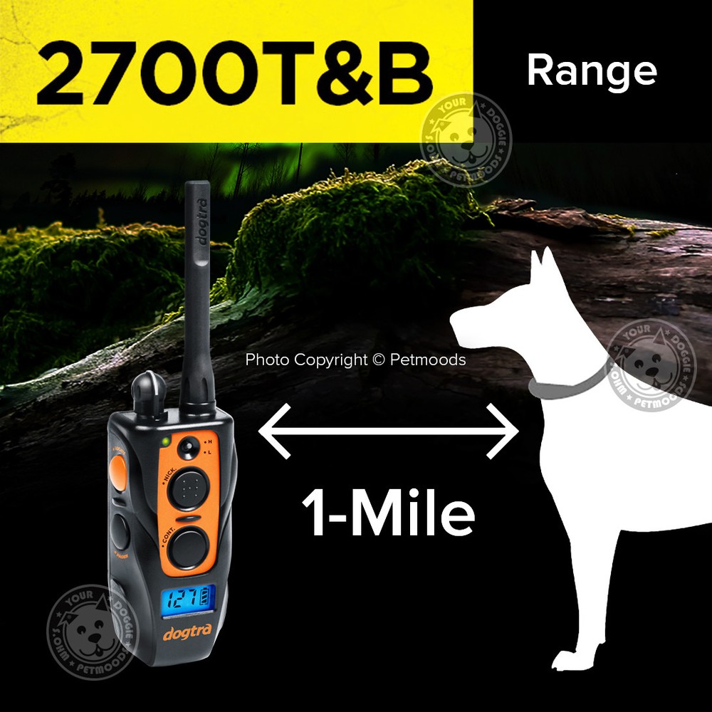 Dogtra 2700T&B Remote Dog Training & Beeper Collar System Hunting Train / Beep