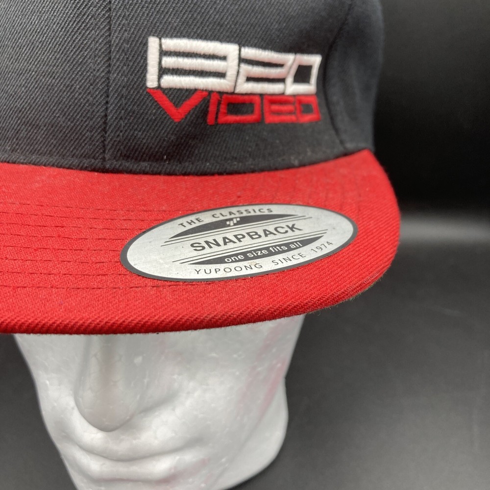 1320 Video Black & Red Snapback Hat Cap
