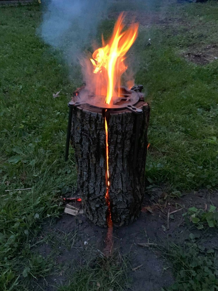 Swedish Log Stove