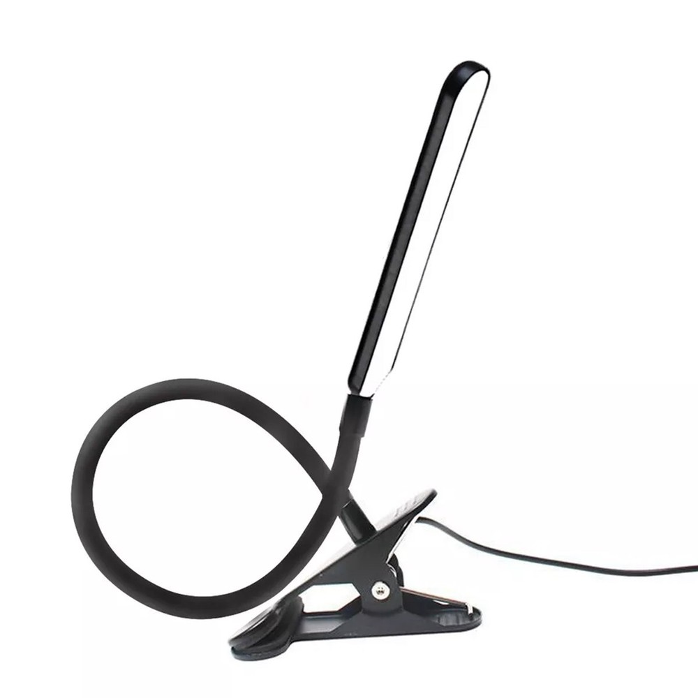 USB Reading Light Flexible LED Lamp Laptop Computer Clip On Bed Desk Table Light
