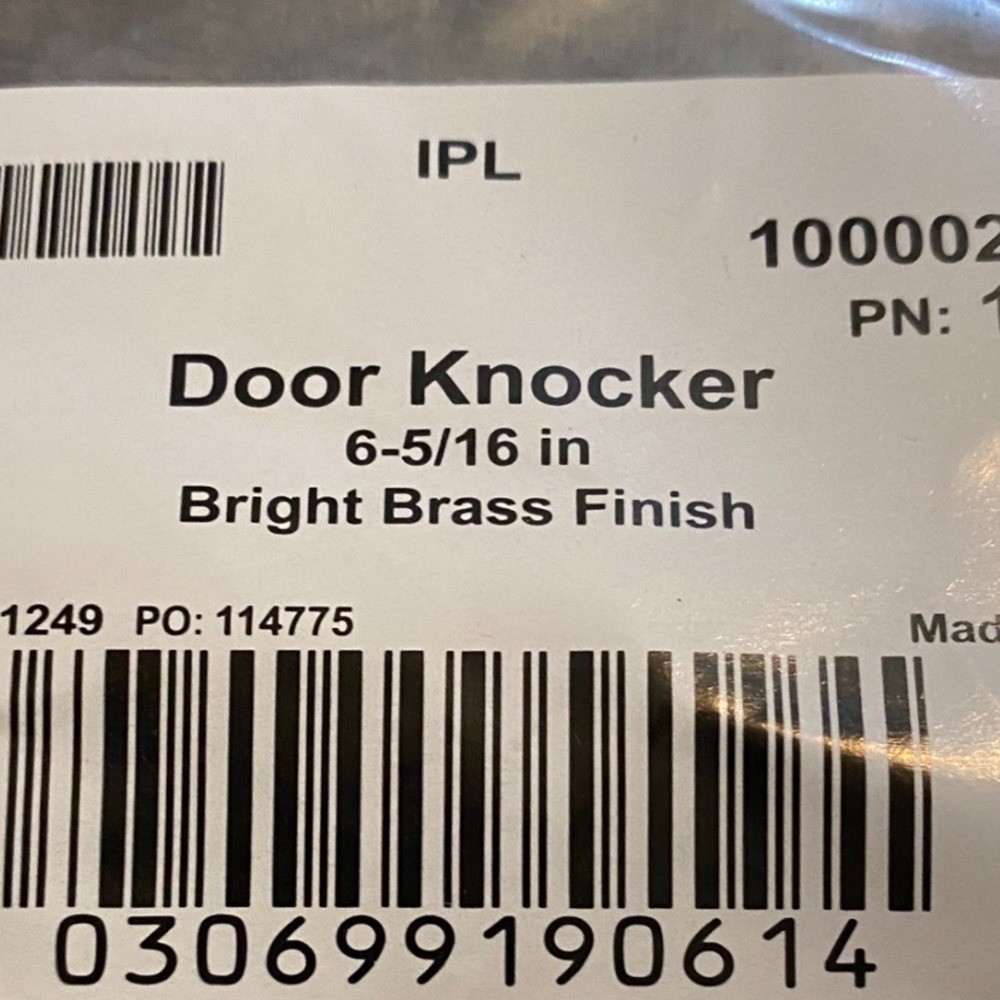 Everbilt Door Knocker NEW IN PACKAGE