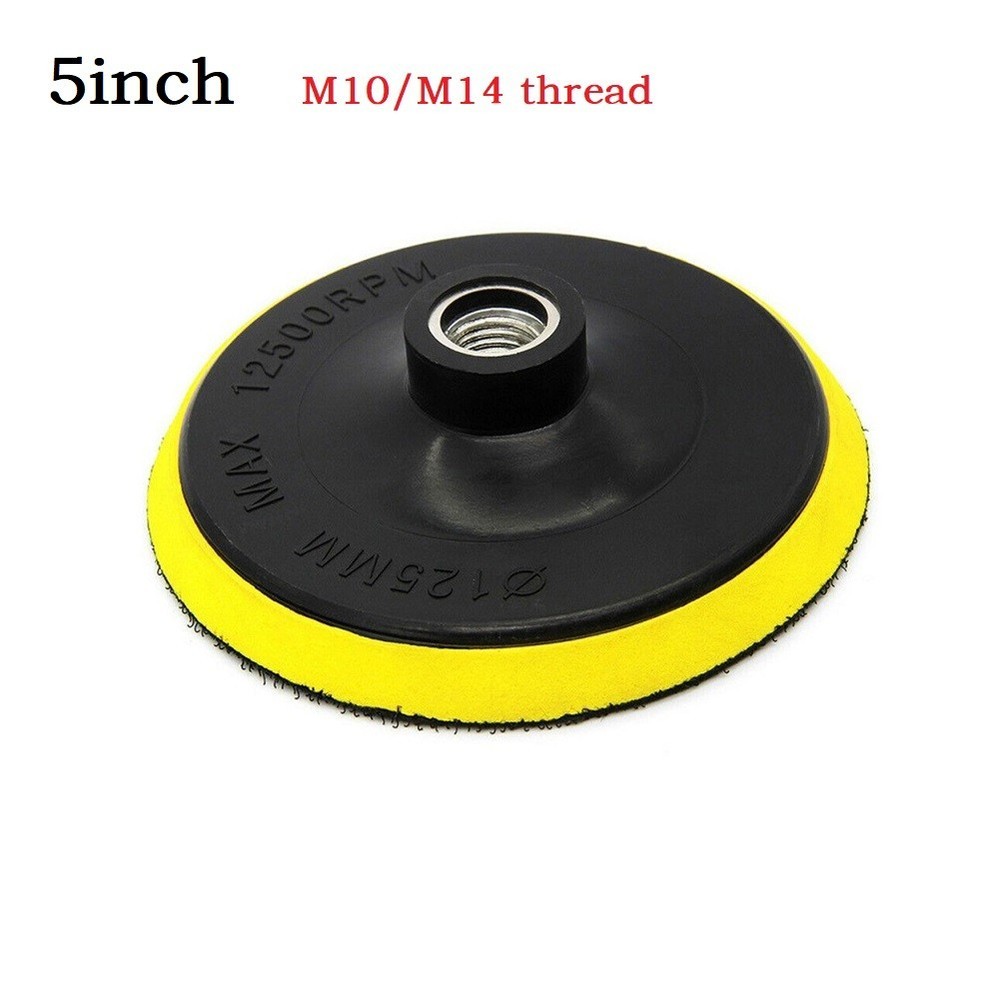 Black and Yellow 5 Inch Polyurethane Buffing Pad for Various Applications