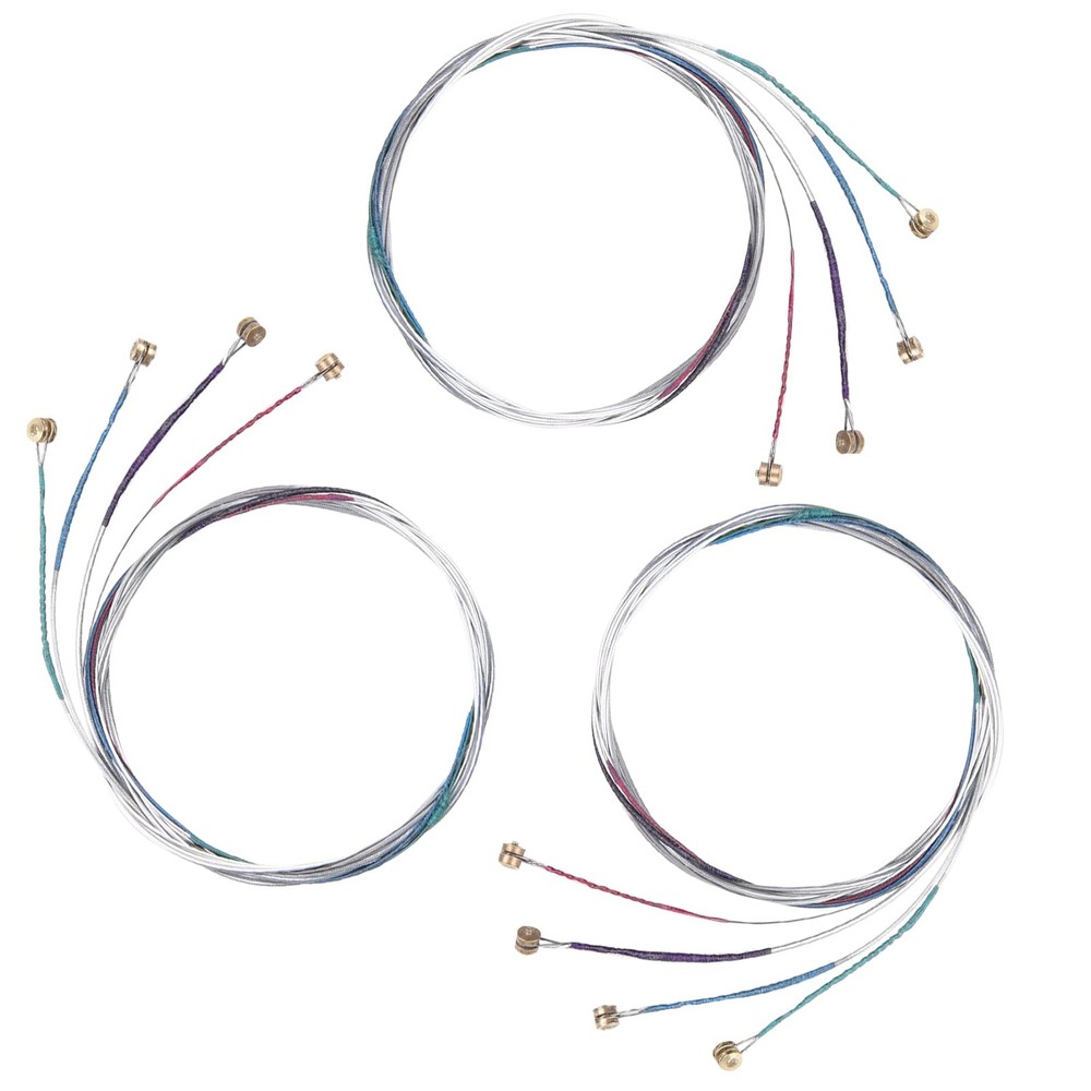 12 Pcs 3 Pack Violin Strings 4/4 Full Set, Universal Classic Steel Core with ...