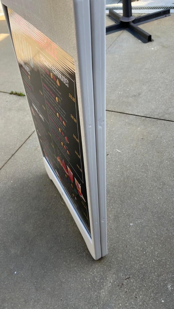 A-Frame Sidewalk Signs – Custom Printed, Your Design, Both Sides