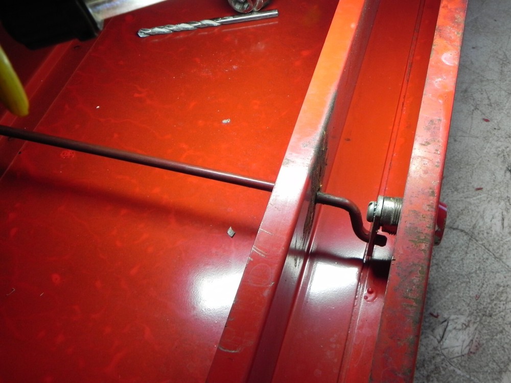 Snap-On KR557 Roll Cab Full Complete Locking Bar Mechanism w/Lock & 1 Key