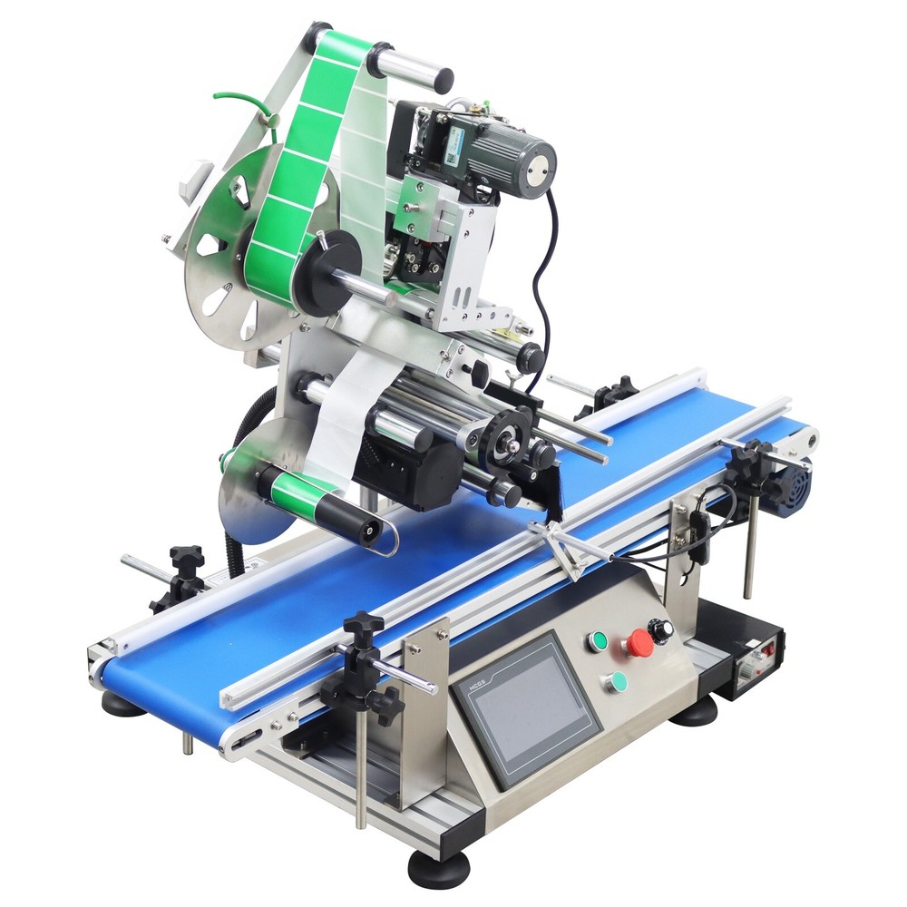 110V LT-160 Automatic Desktop Conveyor Table Plate labeling and Coding Machine