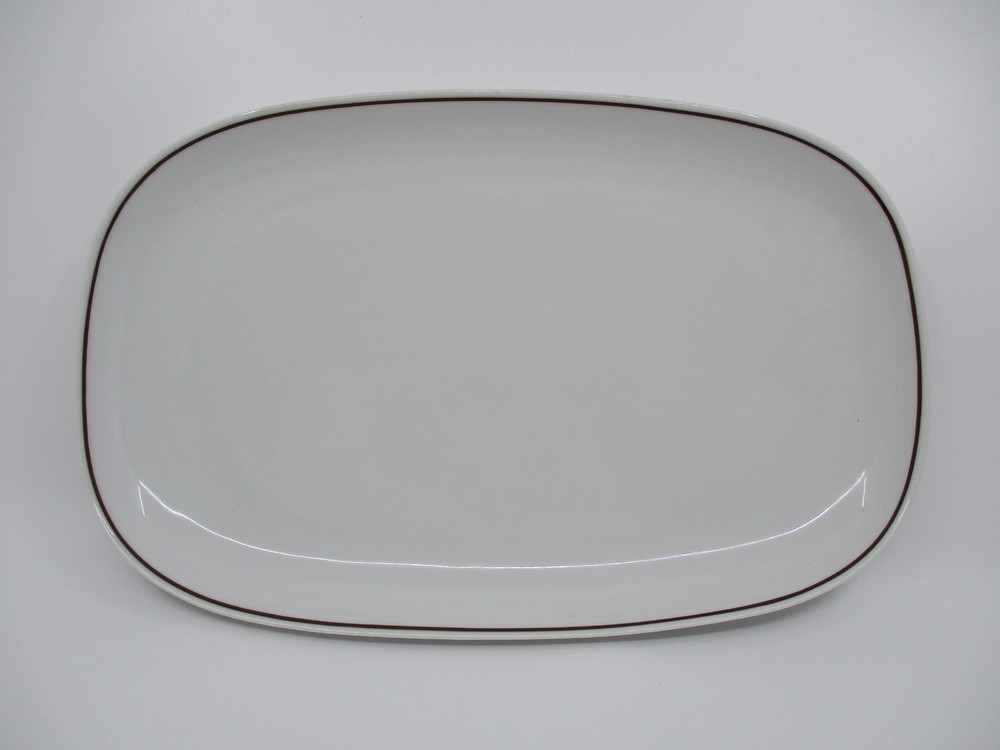ARZBERG JAVA 4836 (Brown trim) PLATTER  - 12 1/2" 1204C