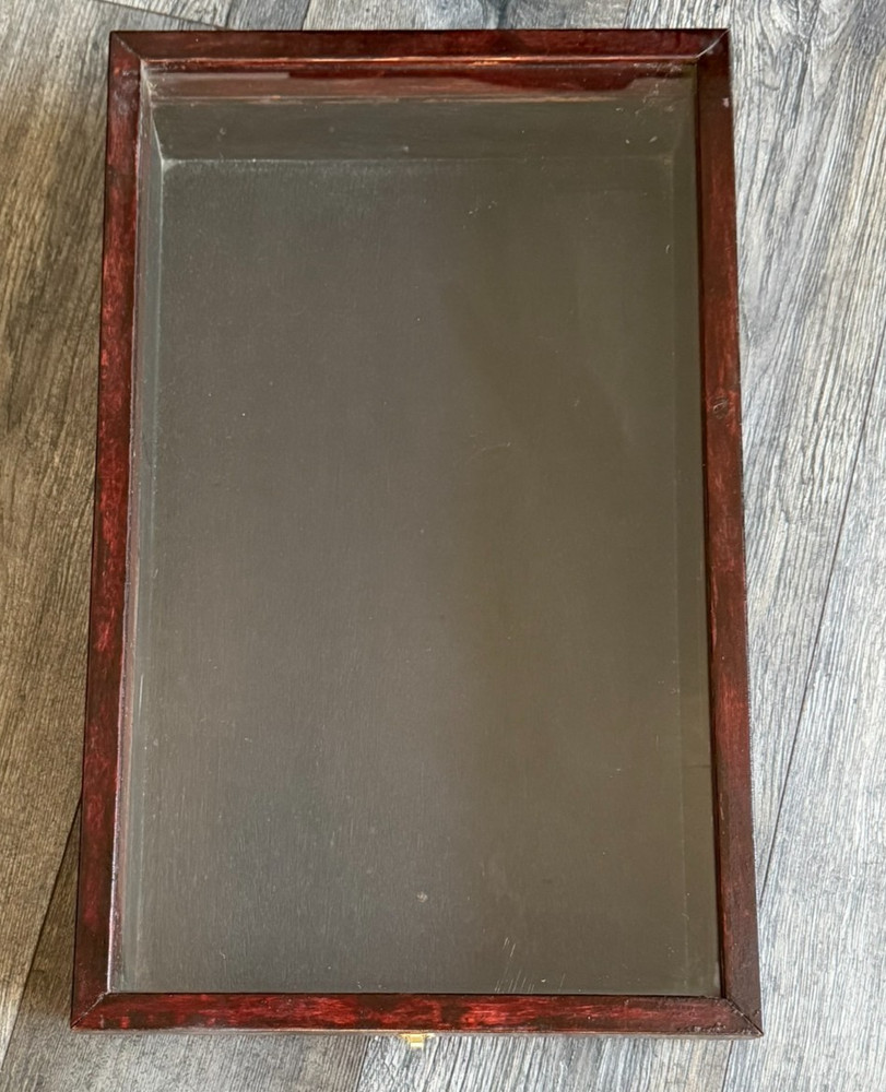 Kiss Memorabilia Display Case Tabletop 1970's 13x21x4 Vintage Kiss Aucoin Era