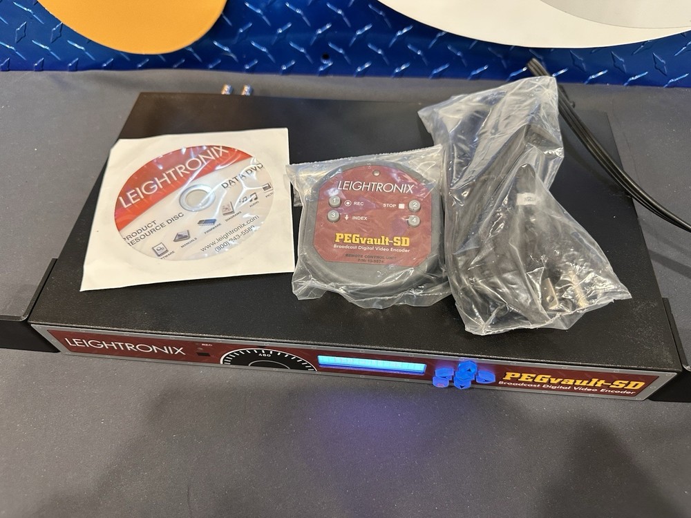 NICE Leightronix PEGVault-SD Broadcast Digital Video Encoder W/ Rack Ears