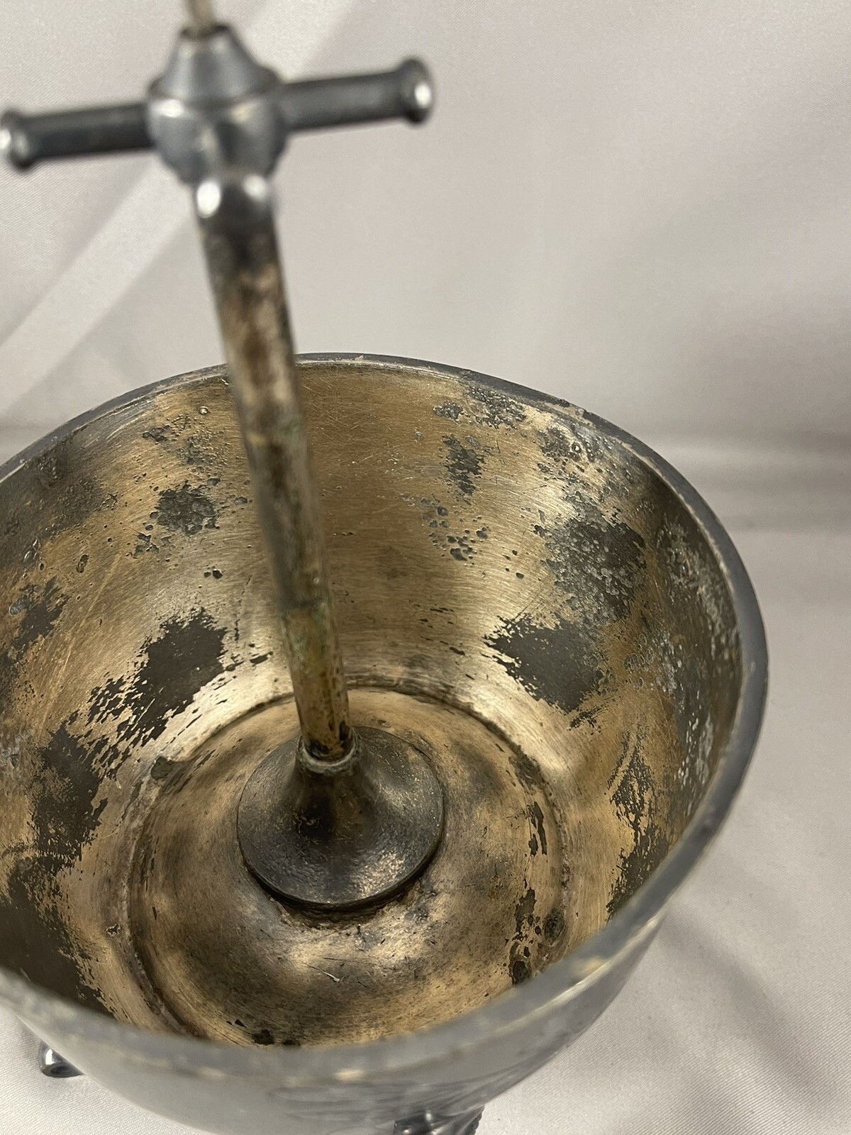 Antique 1870’s Silver Plate Reed & Barton Hotel Front Desk Bell Tea Waste Bowl