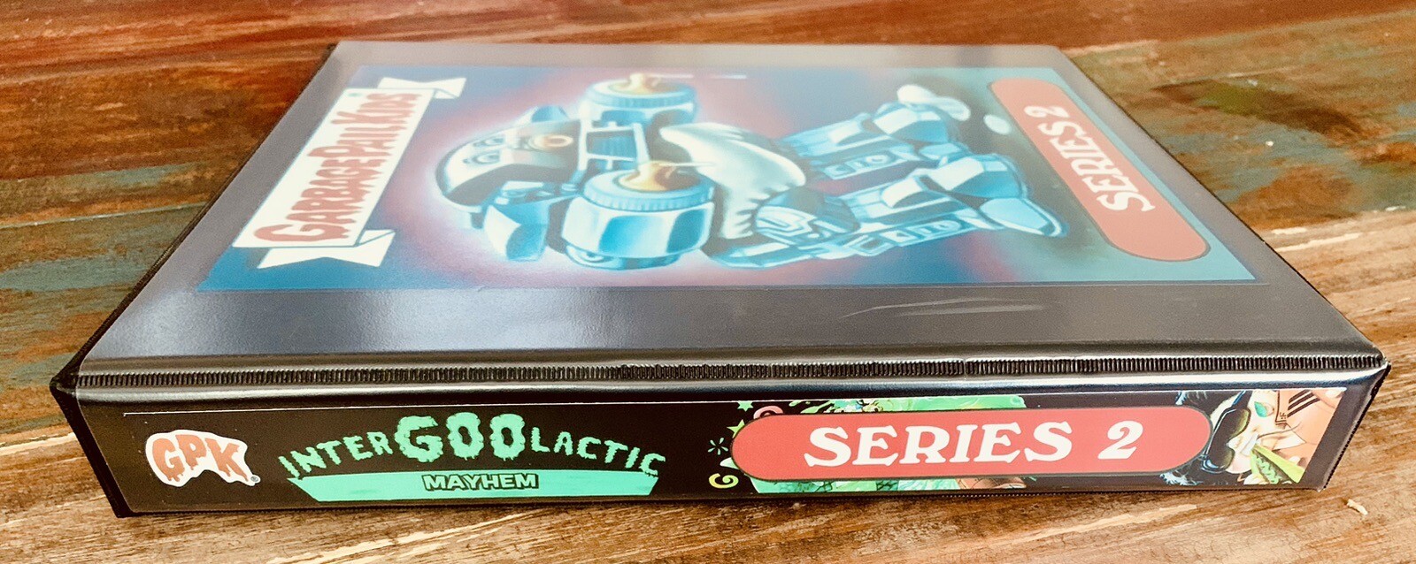 GARBAGE PAIL KIDS INTERGOOLACTIC MAYHEM 1 INCH STURDY 3 RING CARD STORAGE BINDER