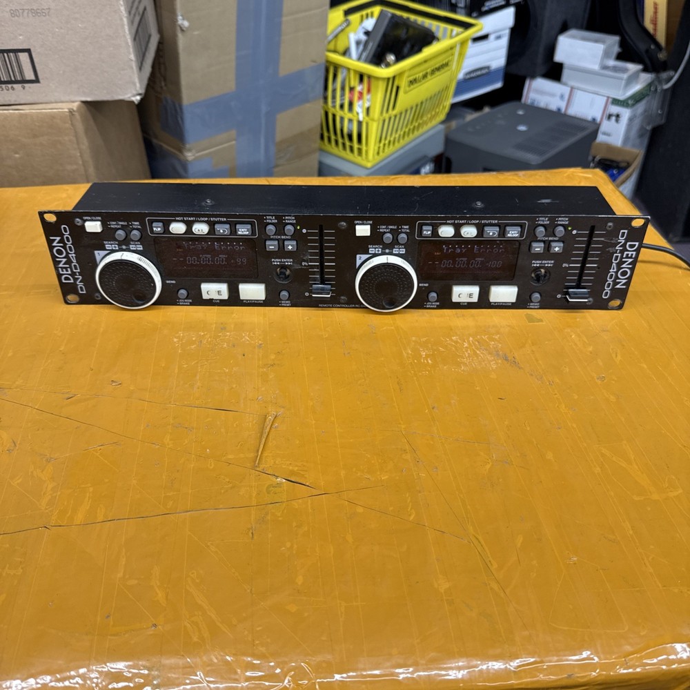 Denon DN-D4000 MP3 Dual CD Player DJ controller -  RC-D40 Missing Knob