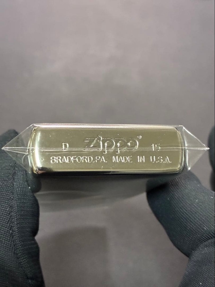 Zippo Electroformed Plate Maiko Silver One Sided Processing Lighter Regular