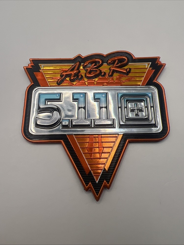 5.11 Tactical Miami Vice Patch Chrome Orange