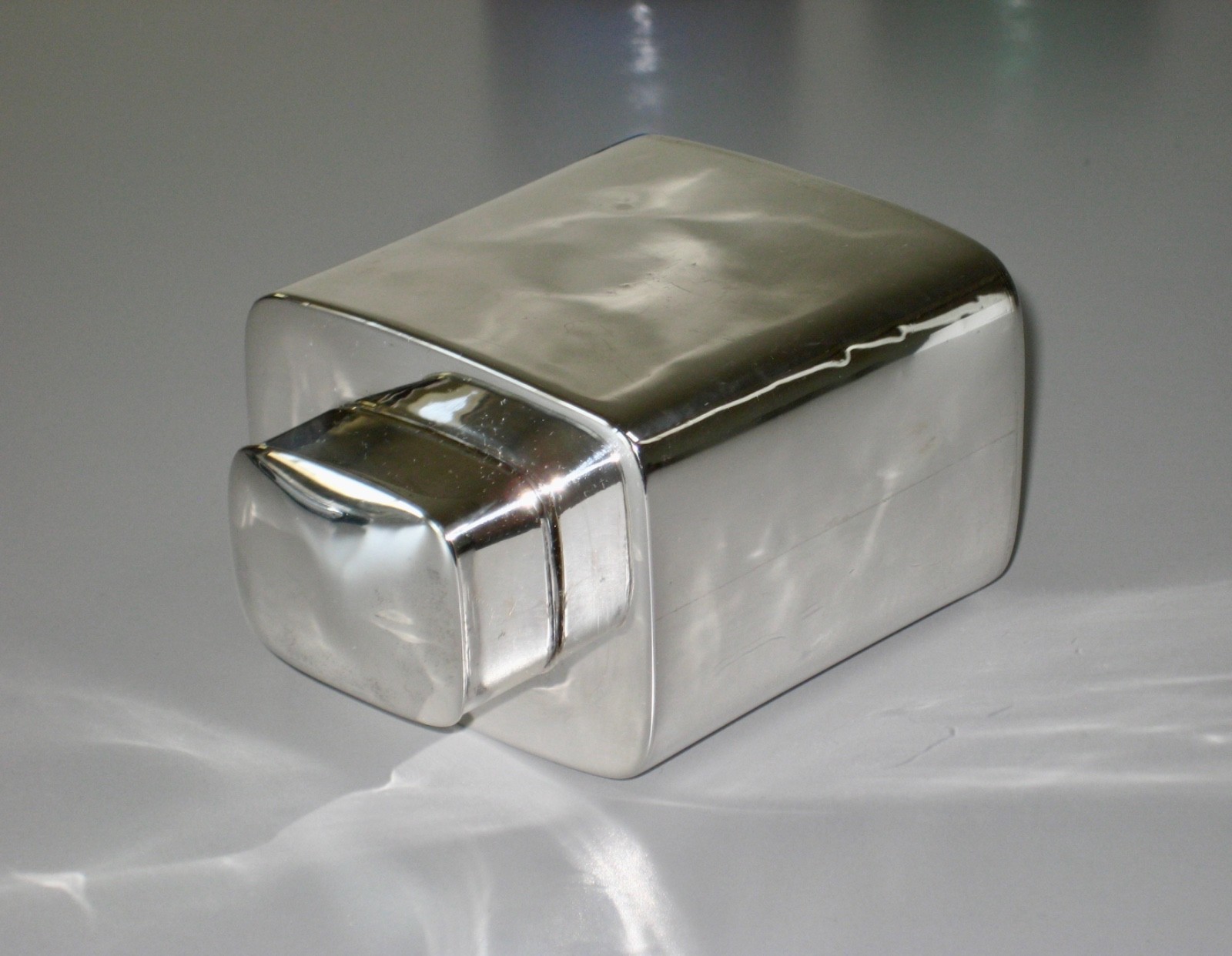 ENGLISH STERLING SILVER CHAS HOUGHAM VINTAGE TEA CADDY CONTAINER, 1811, 228 GR