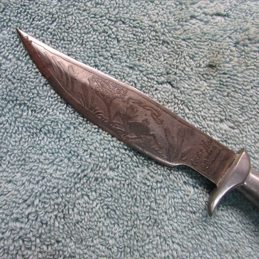 Spanish Marking / Birds Head Fixed Blade Knife