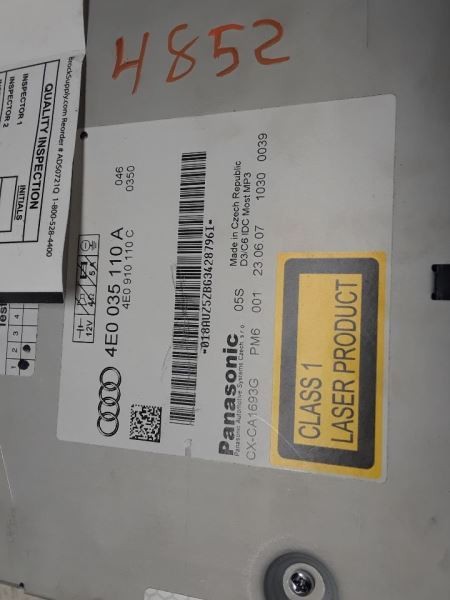 2005 2009 Audi A6 - CD Changer - 4E0035111A